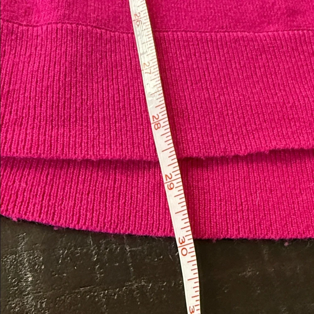 J. Crew Vibrant Pink Crew Neck Sweater